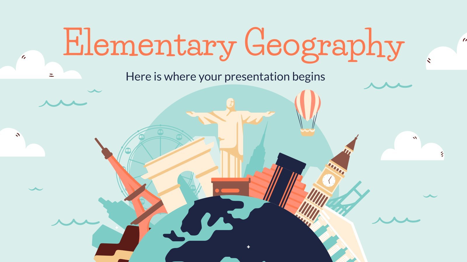 Modelo de apresentação Aula de geografia básica