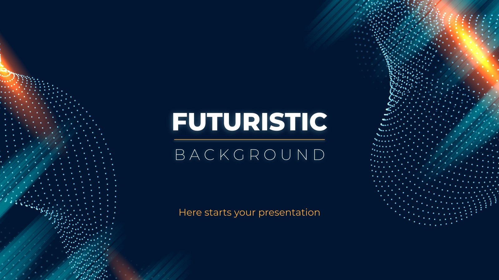 Futuristic Background presentation template 