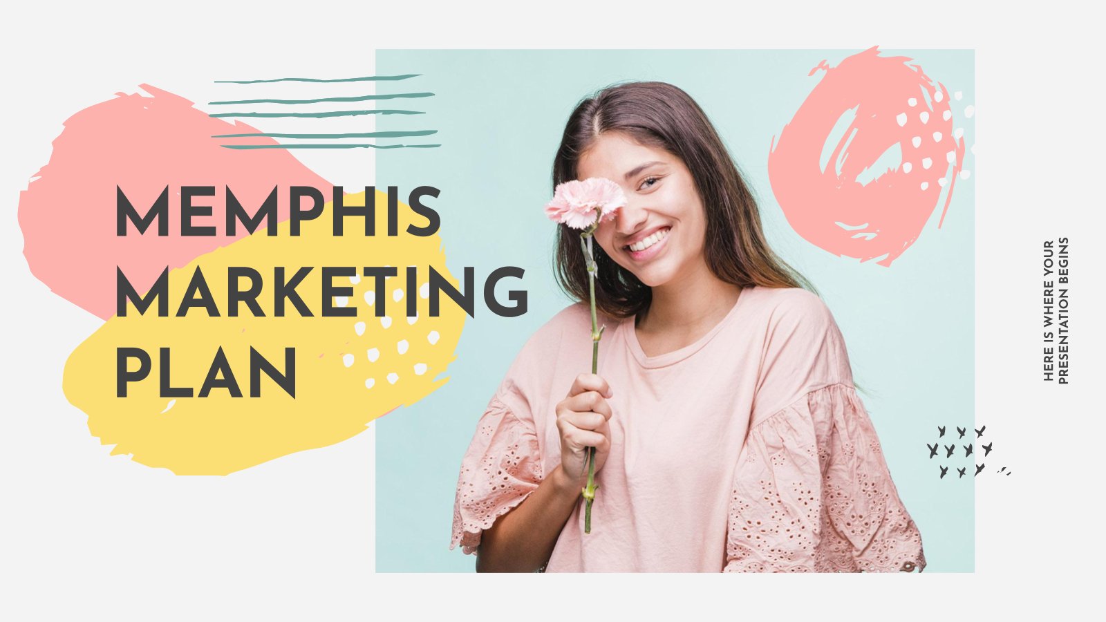 Memphis Marketing Plan presentation template 