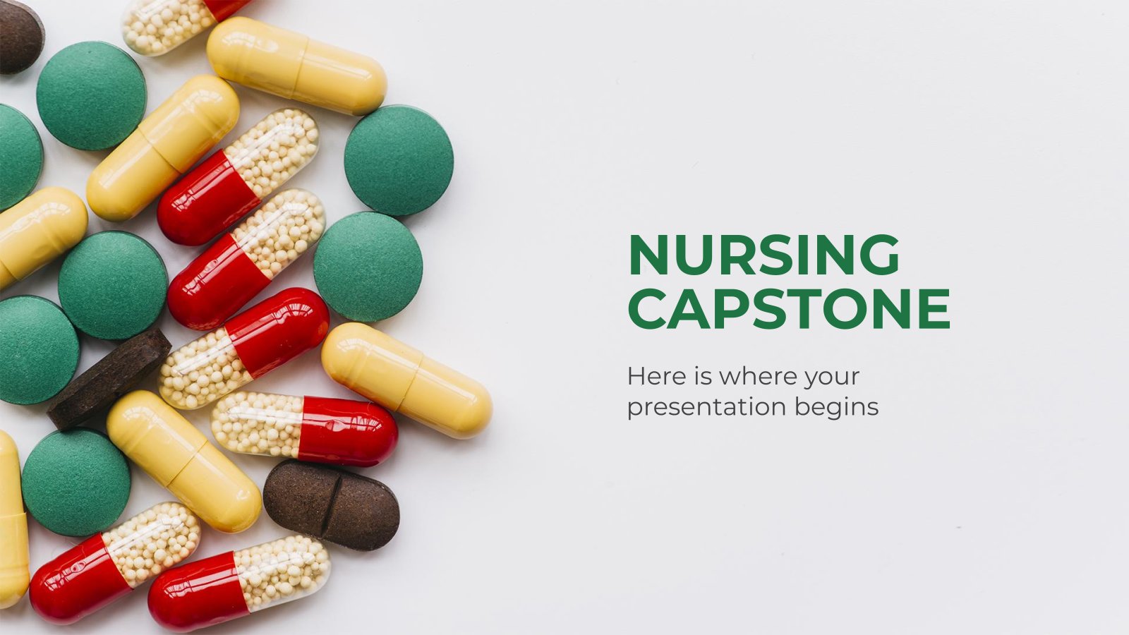 Nursing Capstone presentation template 