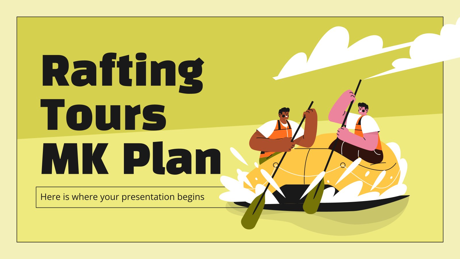 Rafting Tours MK Plan presentation template 