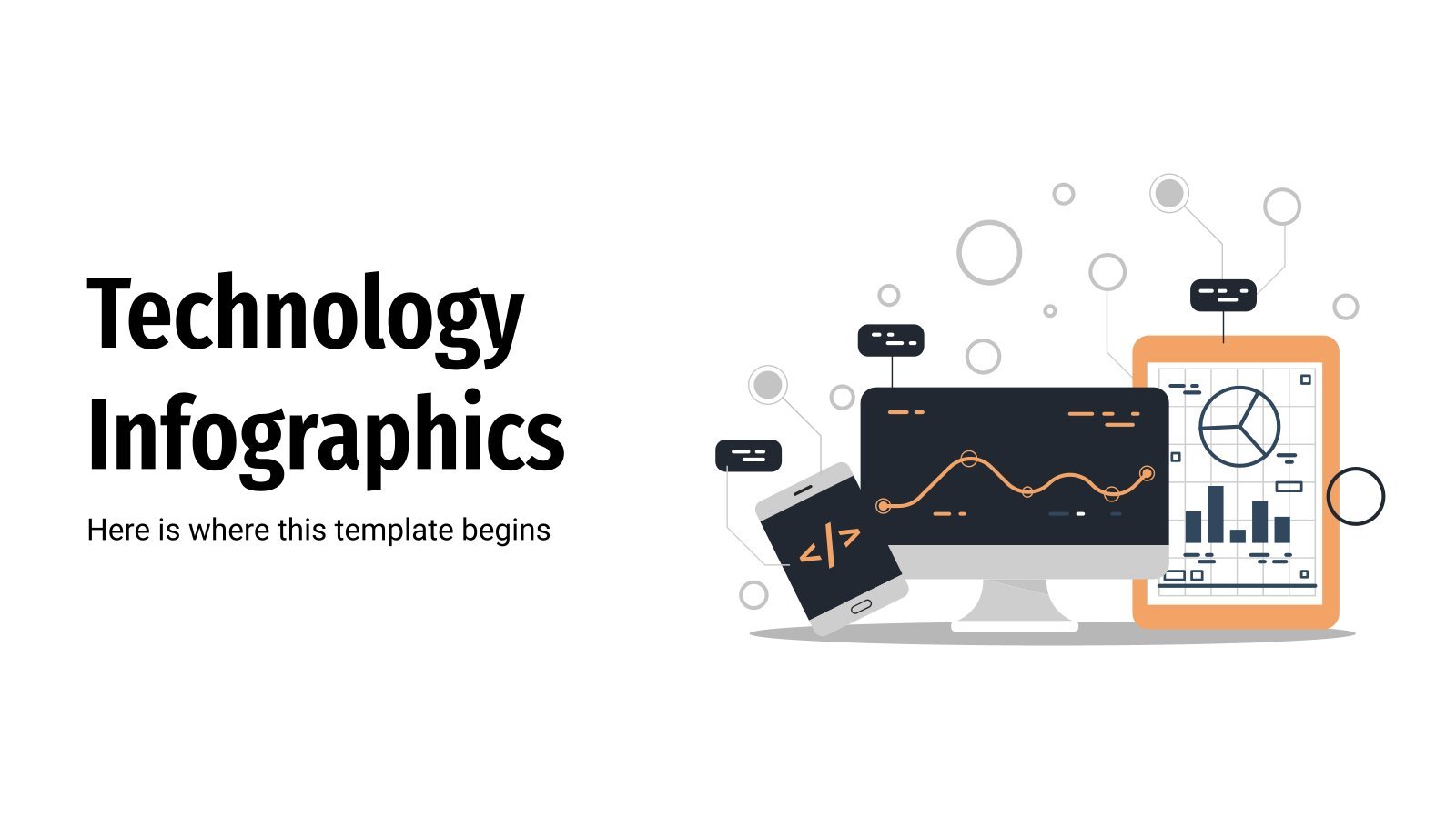 Technology Infographics presentation template 