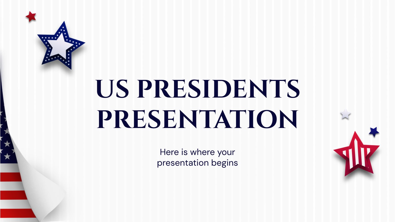 US Presidents Presentation presentation template 